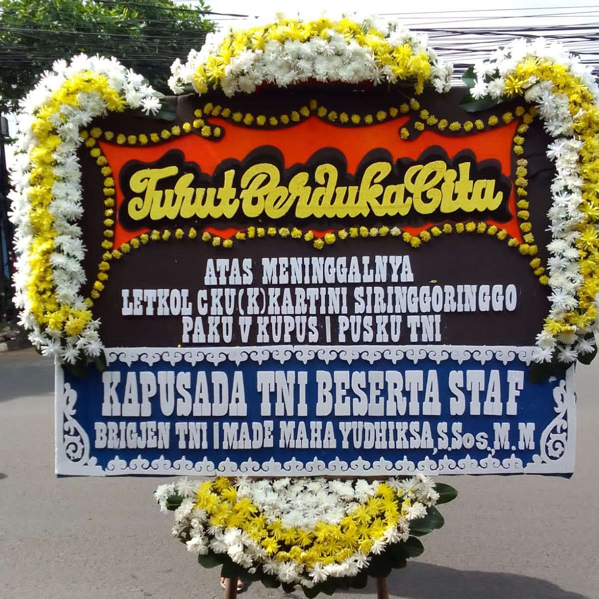 Bunga Papan Duka Cita Barokah Florist Jakarta